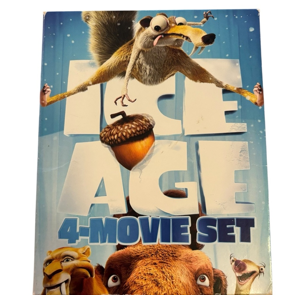 ce Age 4-Movie Set (Blu-ray Disc, 2014, 4-Disc Set) pre-owned